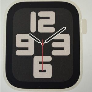 NIB Apple Watch large face (44mm), 2 Sport Bands, unisex, USB-C charging cable